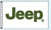 Checkers Single Face Dealer Logo Spacewalker Flag (Jeep)