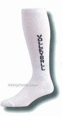 Custom Tube Or Heel & Toe Volleyball Socks (7-11 Medium)