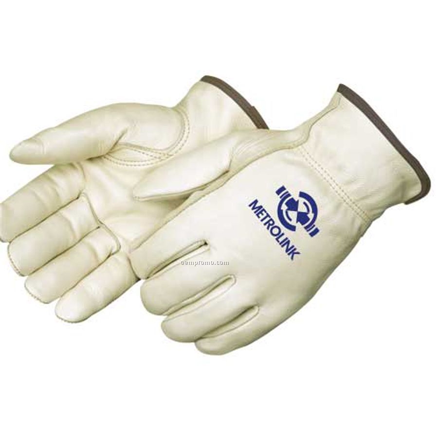Insulated Quality Grain Cowhide Driver Gloves (S-2xl)