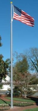 Tapered Homesteader Aluminum Flagpole (20')