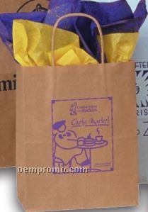 Natural Kraft Paper Shopping Tote Bag (16
