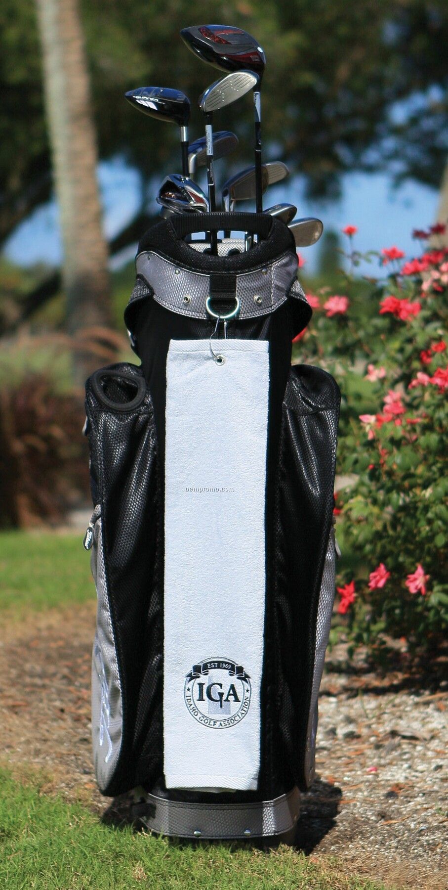 The Diamond Collection Golf Towel - Embroidered