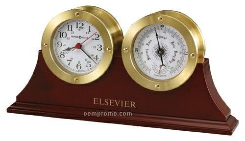 Howard Miller South Harbor Clock W/ Barometer & Thermometer (Blank)