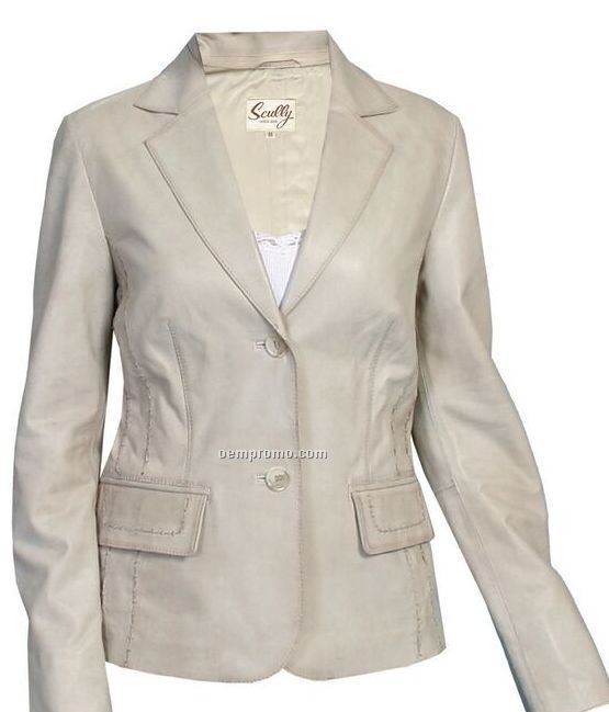 Ladies Italian Lamb Leather Jacket (S-2xl)
