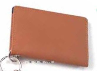 Bridle Leather Id/ Keychain Wallet