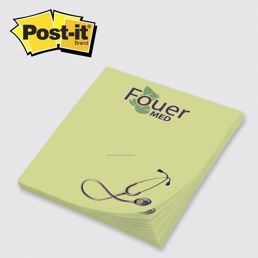 Custom Printed Post-it(R) Notes (2-3/4"X3") 100 Sheets/2 Color