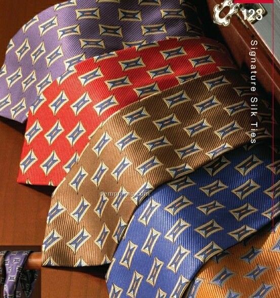 Men's Signature Foullard Tie