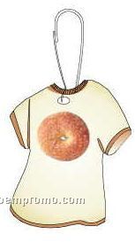 Sesame Bagel T-shirt Zipper Pull