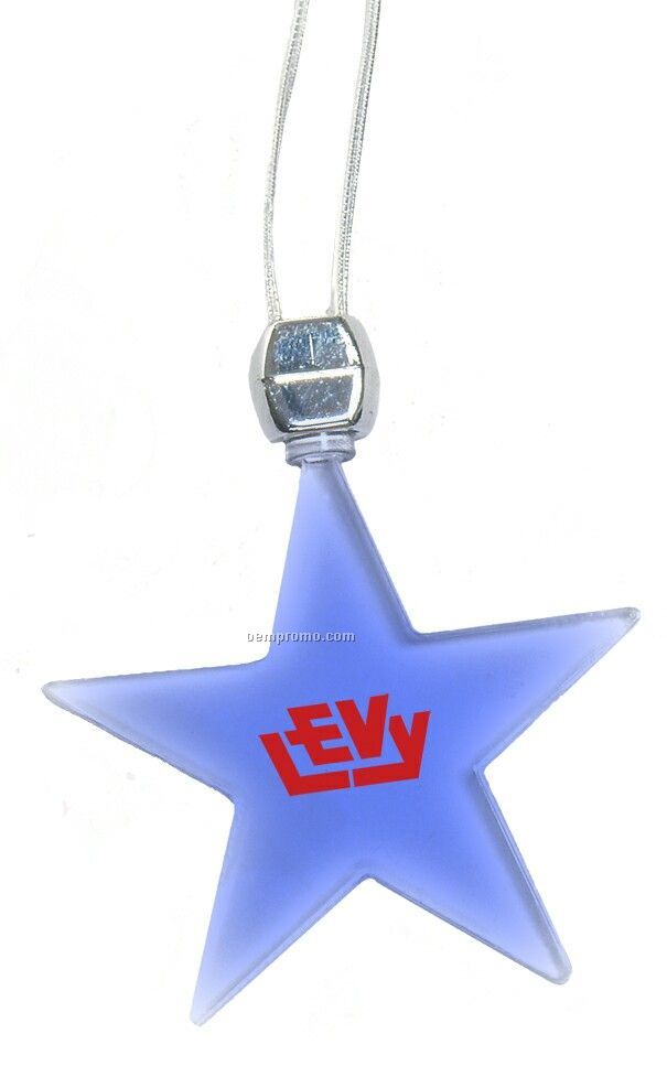 Star Light-up Pendant Necklace (Red LED, Orange LED, Yellow Led)