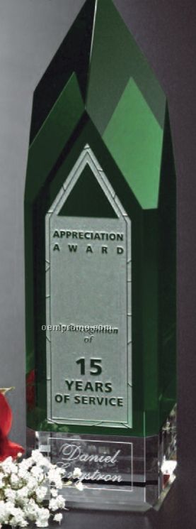 Emerald Gallery Monolith Award (9")