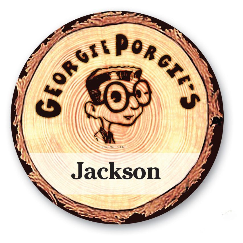 Round Full Color Personalized Badge (Fcp) 3.5" Diameter