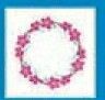 Stock Temporary Tattoo - Red Flower Ring (1.5"X1.5")
