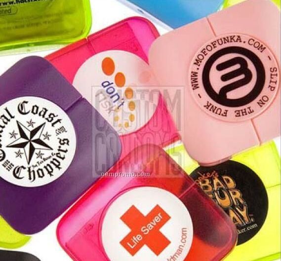 Custom Condom Compact W/ Clear Label
