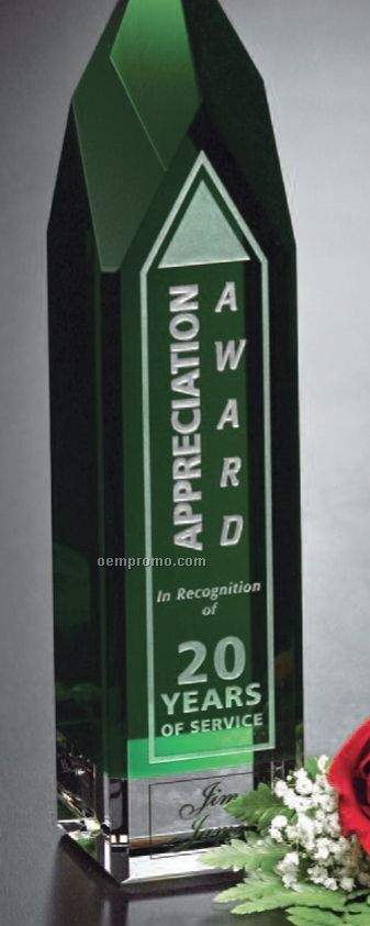 Emerald Gallery Monolith Award (11")
