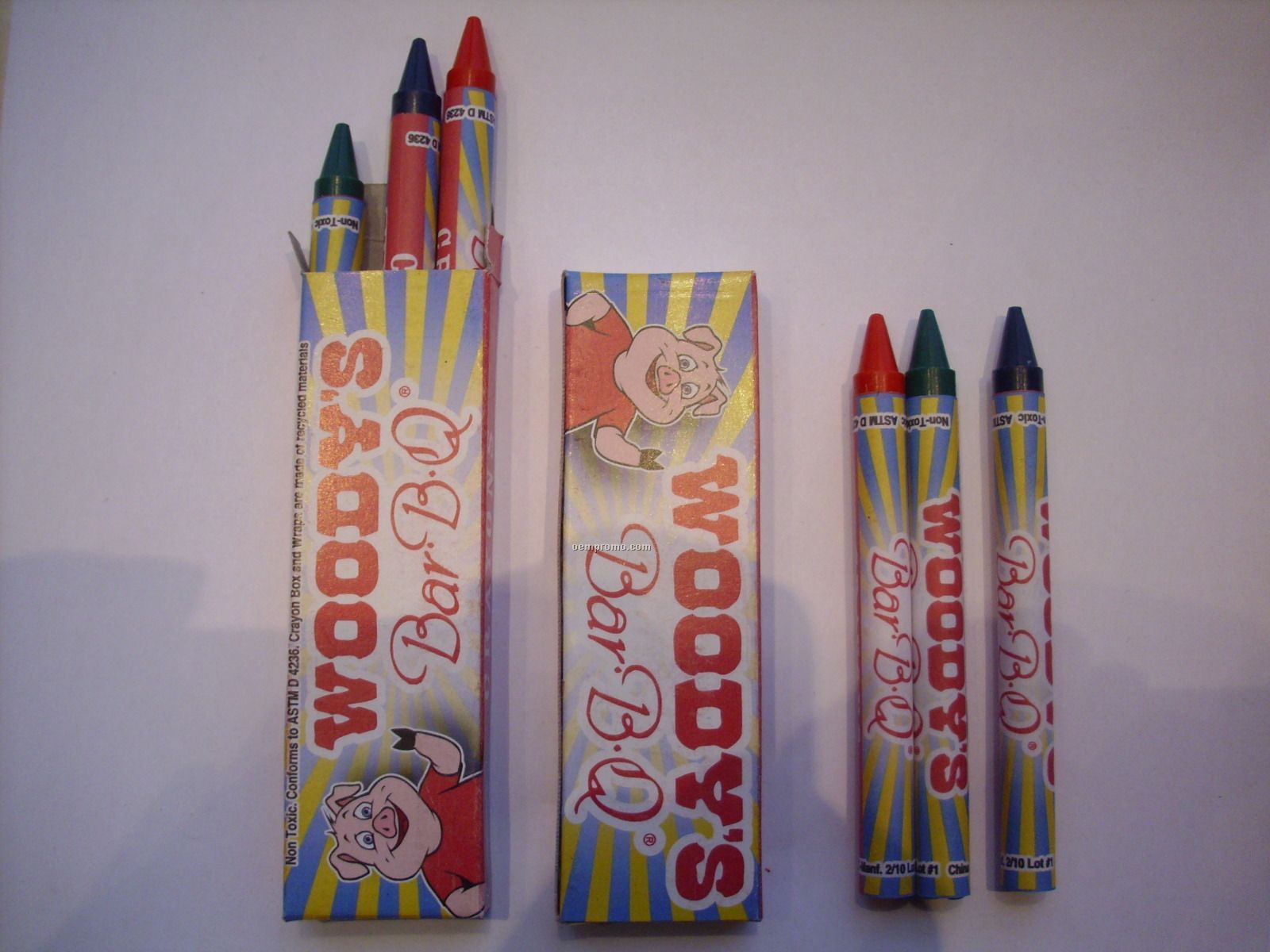 Woody's Barbeque Crayons