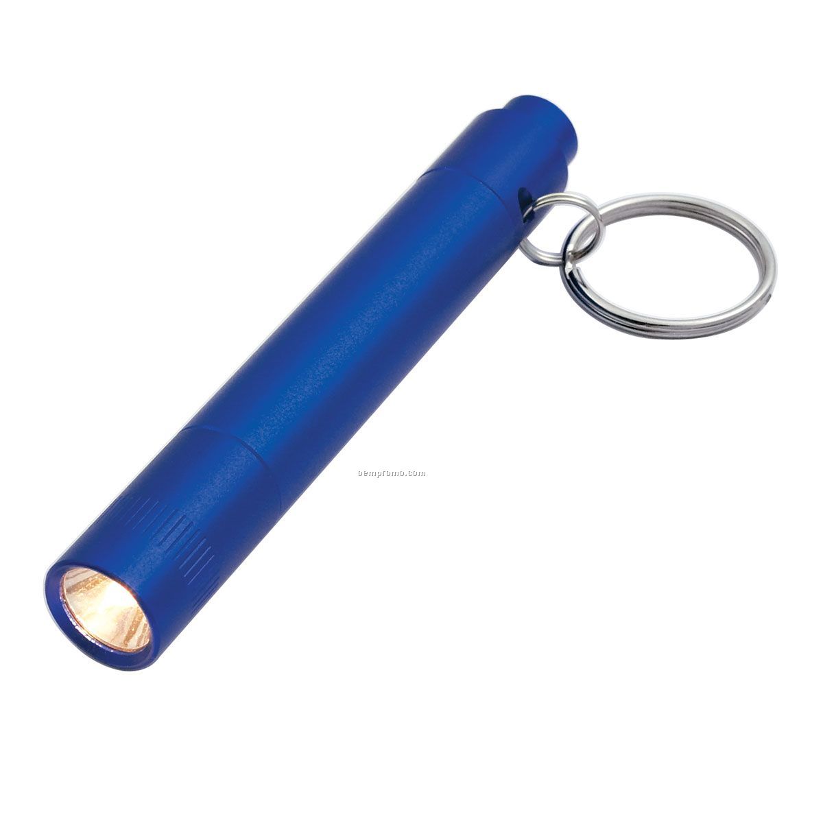 Blue Aluminum Flashlight Keychain
