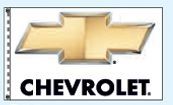 Checkers Single Face Dealer Logo Spacewalker Flag (Chevrolet)