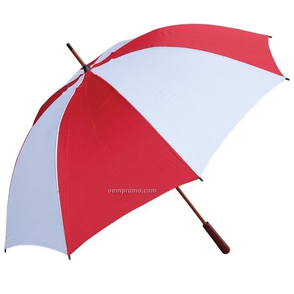 Golf Umbrella W/ Fiberglass Ribs And Frame (54" Arc) (Blank)