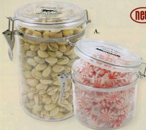 Large Acrylic Snack Container W/ Pistachios