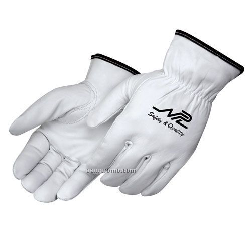 Premium Grain Goatskin Driver Gloves W/ Fleece Lining (S-xl)