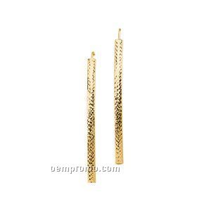 14ky Linear Earrings