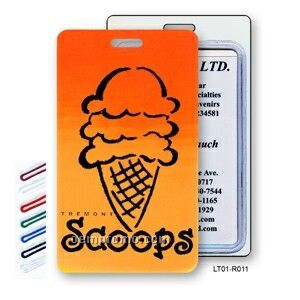 Lenticular Luggage Tags - Stock / Change Color