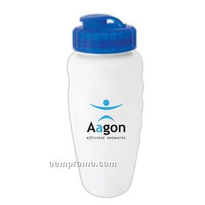 The Glossy White Alverstone Water Bottle (23 Hour Service)