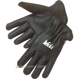 Premium Black Grain Deerskin Driver Glove (S-xl)