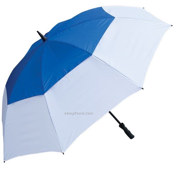 Golf Umbrella W/ Rubber Grip Handle (60" Arc) (Blank)