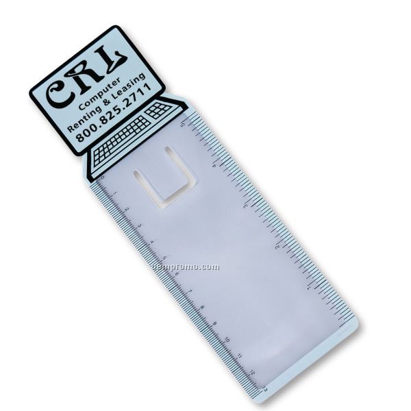 Computer Bookmark Magnifier/ Ruler