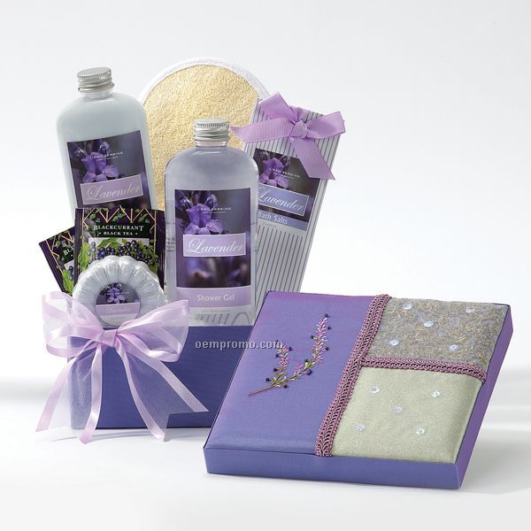 Lavender Spa Fabric Box