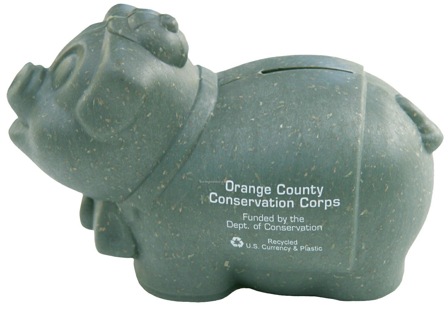 Recycled Piggy Bank (1 Color/2 Side)