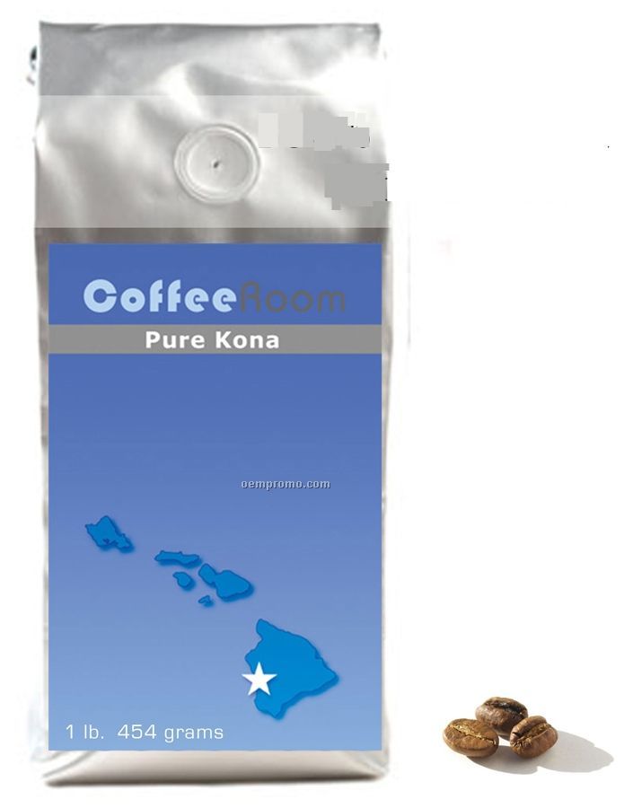 16 Oz. Bag 100% Pure Kona Coffee