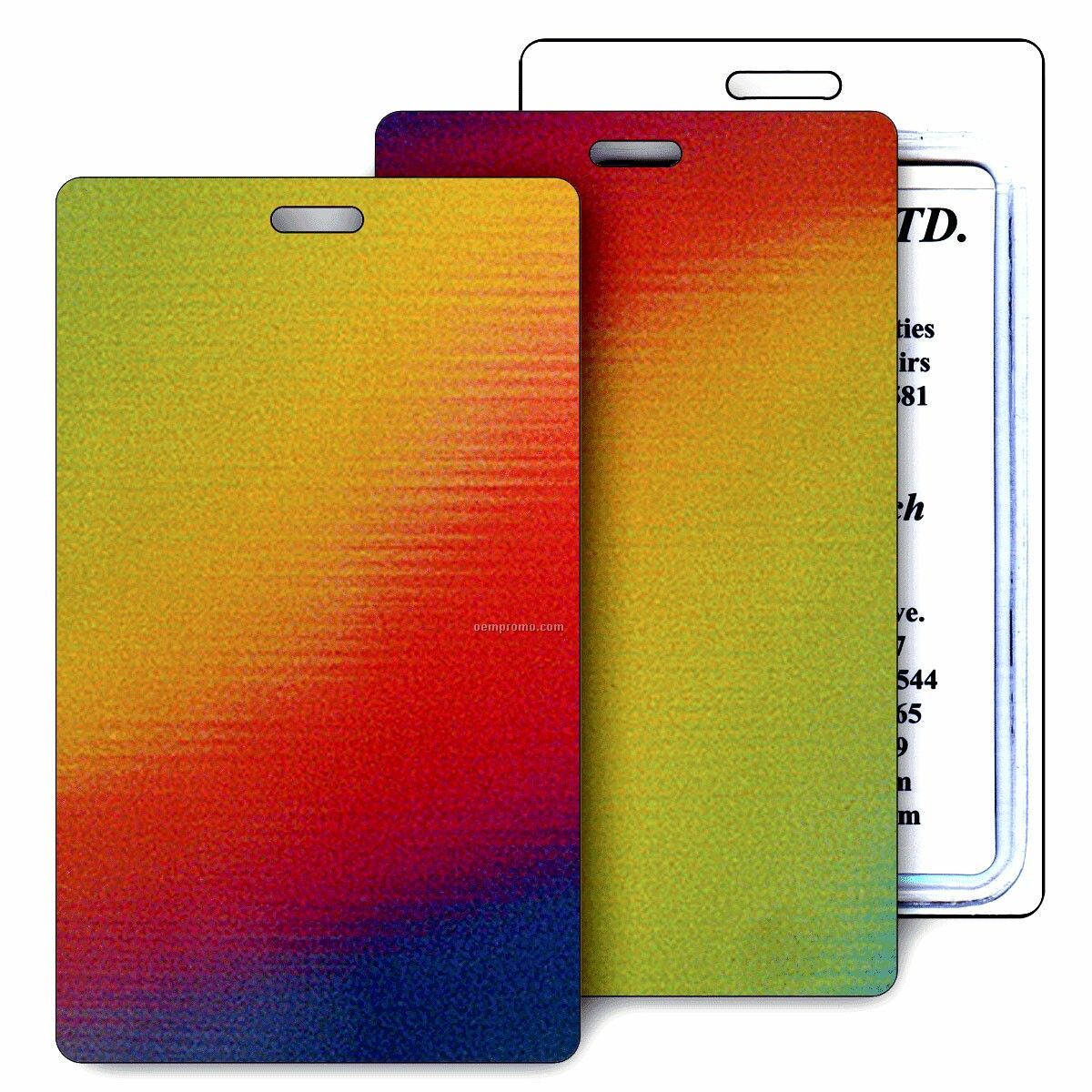 Lenticular Luggage Tags (Stock) Solid Colors