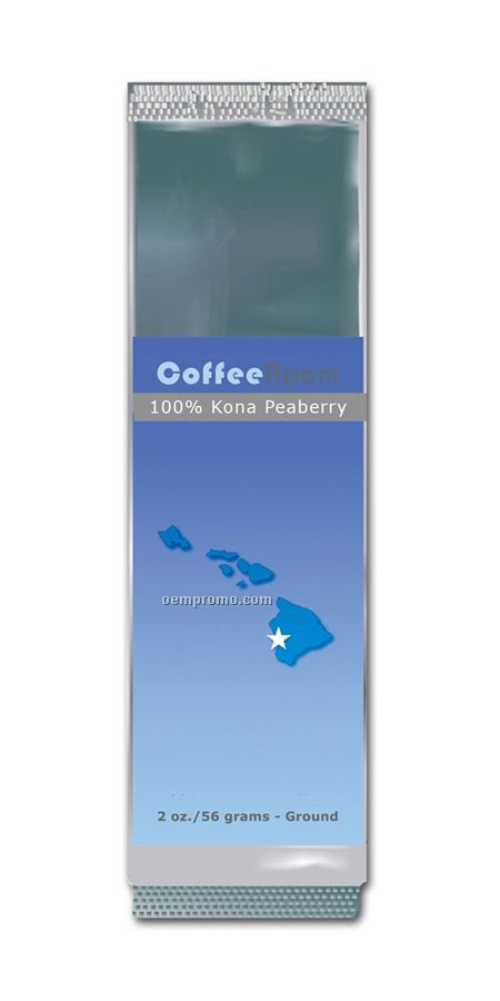 2 Oz. Bag 100% Pure Kona Peaberry Coffee