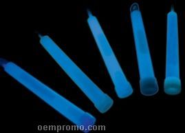 Blank 6" Premium Blue Glow Sticks