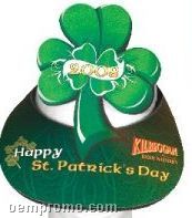 Foam Full Color Shamrock Pop-up Visor