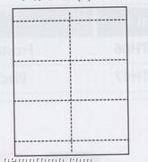 Horizontal Format Insert - 4 1/4"X3"