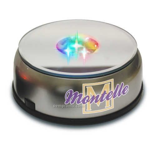 Light Up Display Stand W/ Motorized Mirror Base