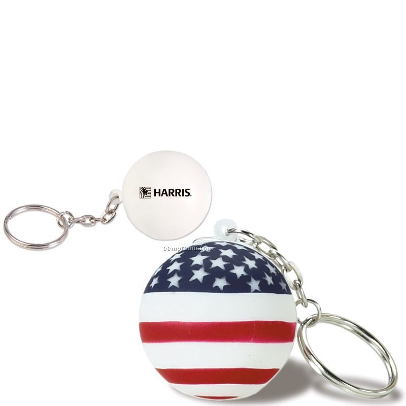 Usa Squeeze Toy Key Chain