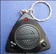 Key Chain Recorder - Conference Room Triangle Motif
