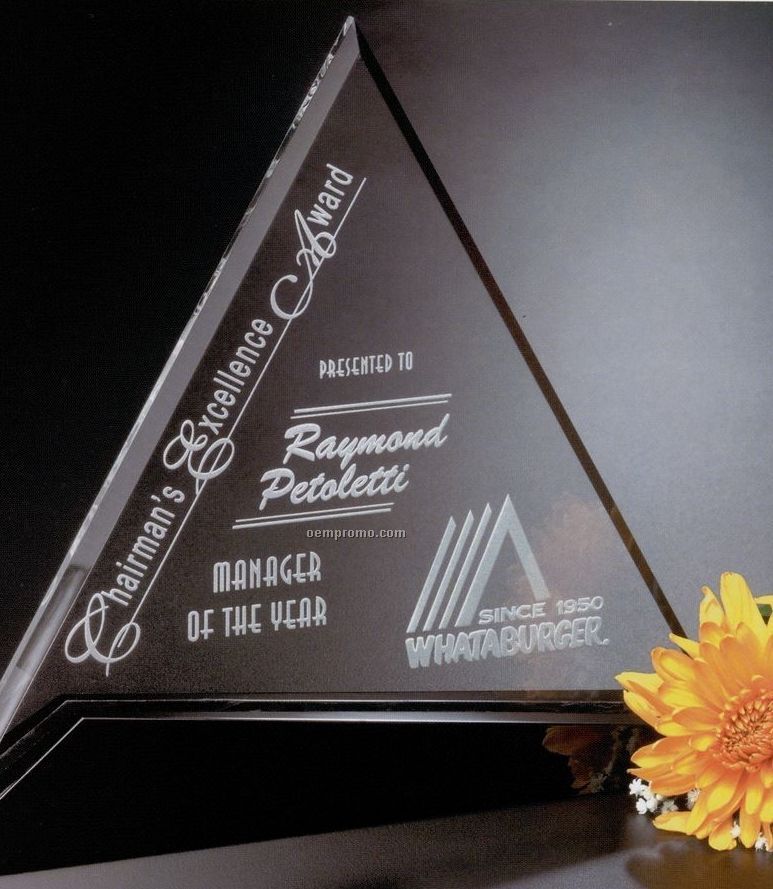 Sable Gallery Crystal Cavalcade Triangle Award (8