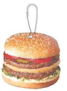 Double Meat Burger T-shirt Zipper Pull