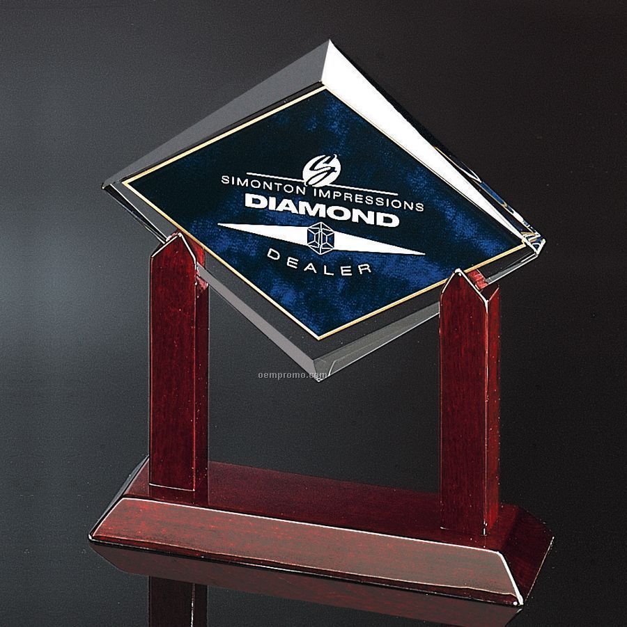 Elegant Diamond Award - Blue