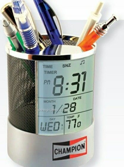 Pen Caddy Clock