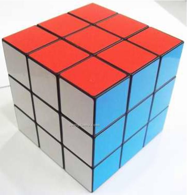 Custom Print Puzzles Cube, 3 1/2", 4 Color Process