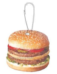 Double Meat Burger Zipper Pull