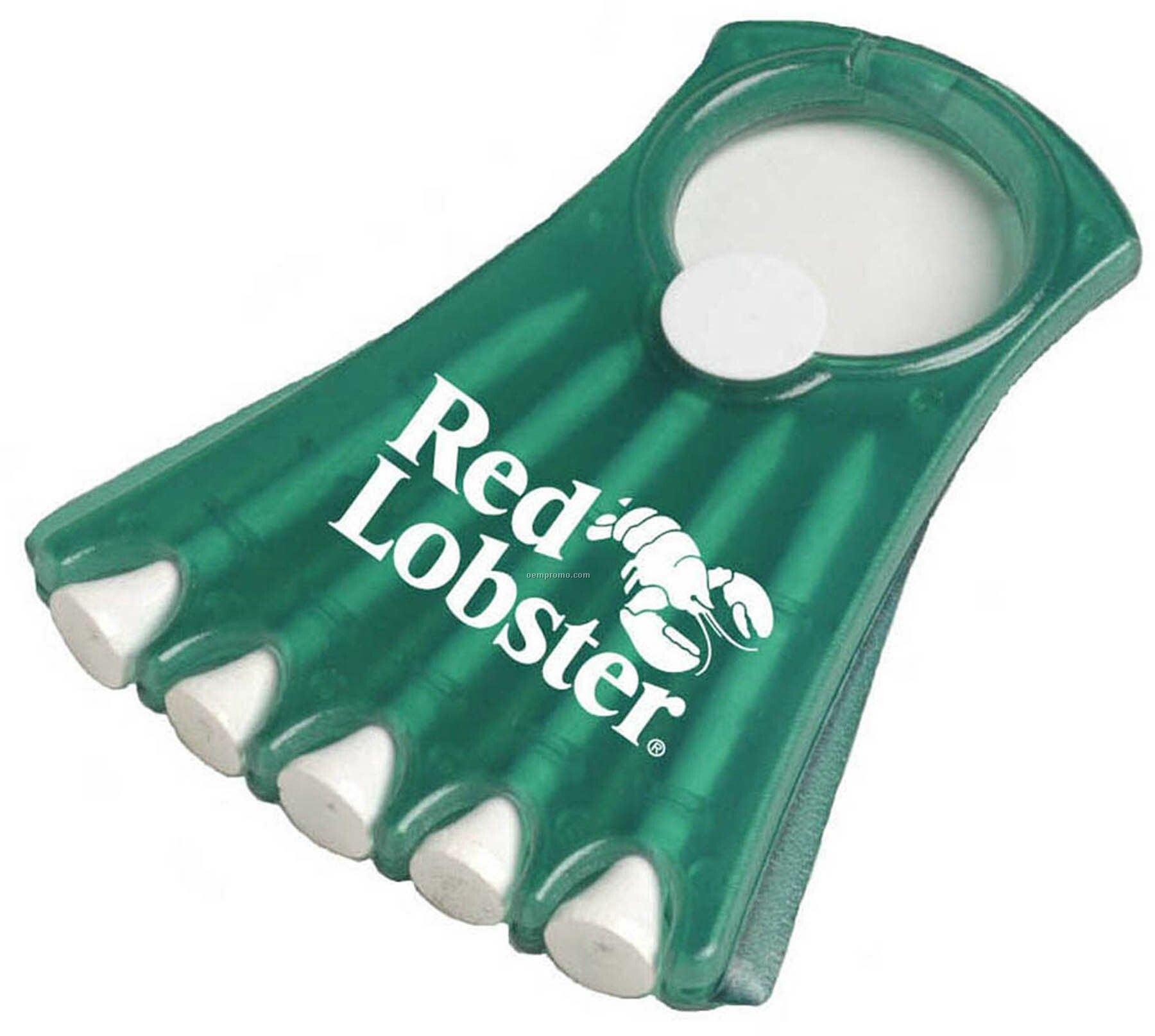 Golf Tee Holder, Holds Five Tees And Ball Marker--5 Day Production