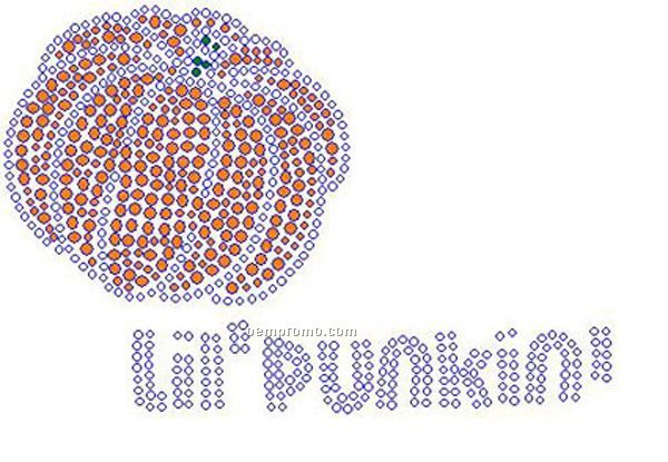 Lil Pumkin Rhinestone Transfer