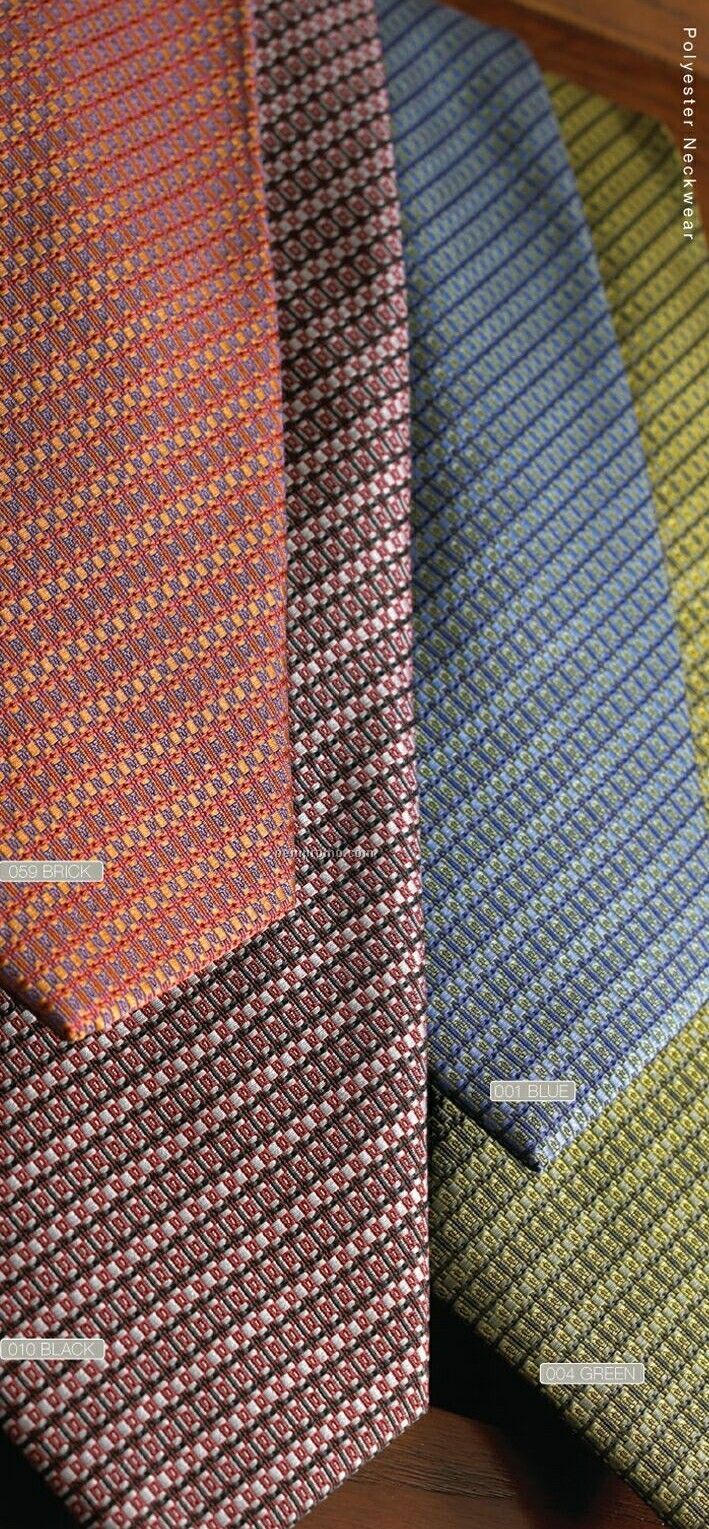 Men's Small Geometric Polyester Tie